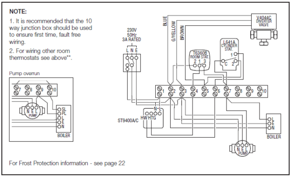 W Plan Wiring Diagram