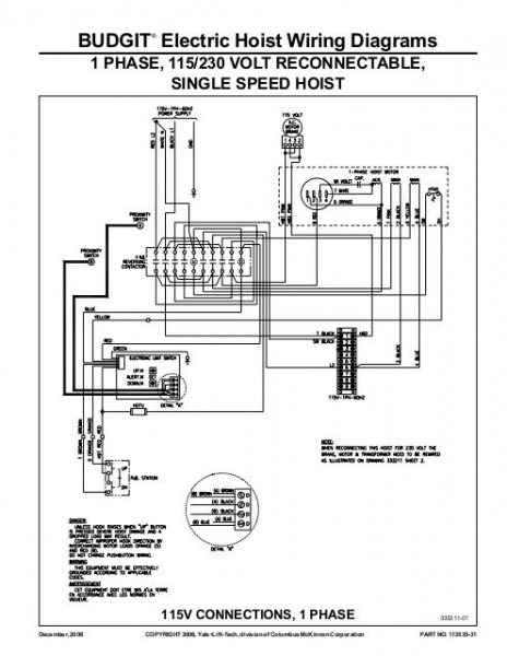 Budgit Hoist Wiring Diagram